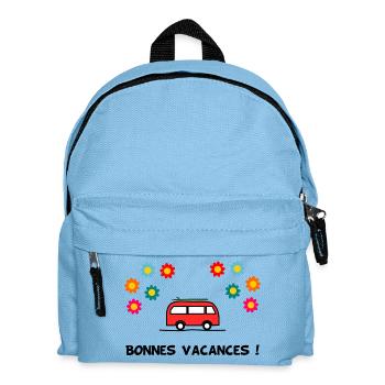 HAPPY HOLIDAYS - Kids' Backpack - light blue - Front