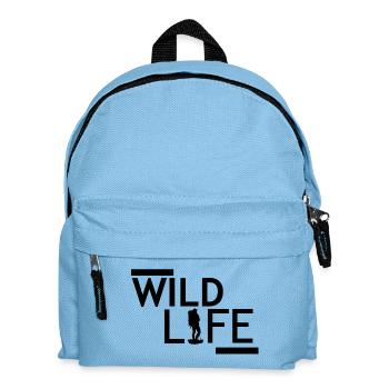 Wildes Leben - Kinder Rucksack - Hellblau - Vorne