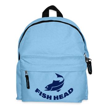 FISH HEAD - Kinder Rucksack - Hellblau - Vorne