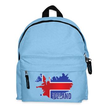 Icelandic Pride, Icelandic flag - Kids' Backpack - light blue - Front