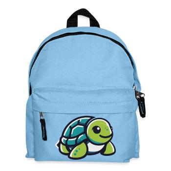 Green land turtle - Kids' Backpack - light blue - Front