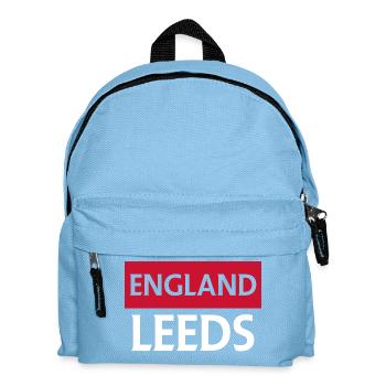 England Leeds Football Emblem - Kids' Backpack - light blue - Front