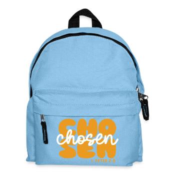 Bible Verse Chosen 1 Peter Jesus Faith Christian - Kids' Backpack - light blue - Front