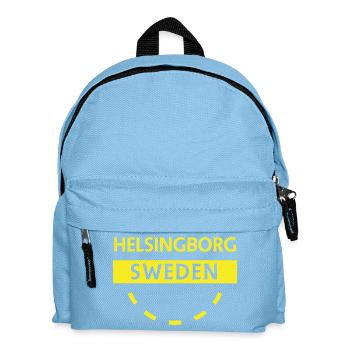 Helsingborg Sweden Patch - Kids' Backpack - light blue - Front