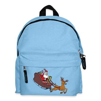 Santa Sleigh Dash and Reindeer Run - Kids' Backpack - light blue - Front