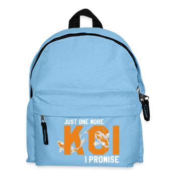 Just One More Koi I Promise Funny Pond Addict - Kids' Backpack - light blue - Front