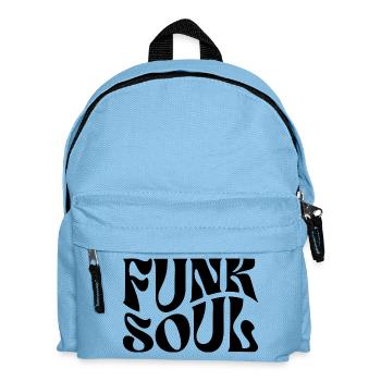 Logo musical rétro Funk Soul - Sac à dos Enfant - bleu clair - Devant