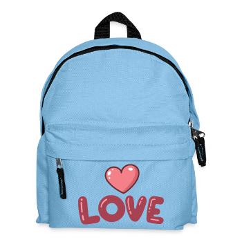 Coeur Love Bubble - Sac à dos Enfant - bleu clair - Devant