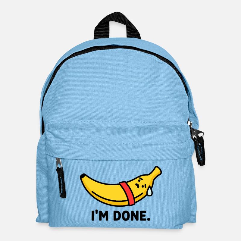 Das Workout Burnout Banana - Kinder Rucksack - Hellblau