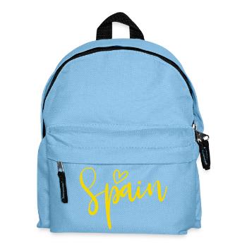 Spanien Herz Frauen Liebe Spanien - Kinder Rucksack - Hellblau - Vorne