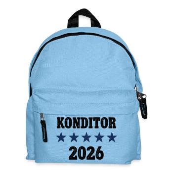Métier de confiseur Confiserie Emploi Travail de boulanger - Sac à dos Enfant - bleu clair - Devant