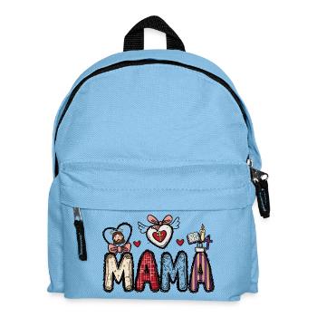 Art du cœur de maman fidèle - Sac à dos Enfant - bleu clair - Devant