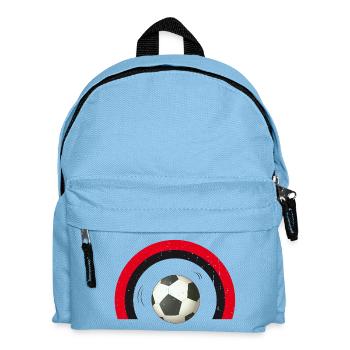 BALL unter Bogen - Kinder Rucksack - Hellblau - Vorne