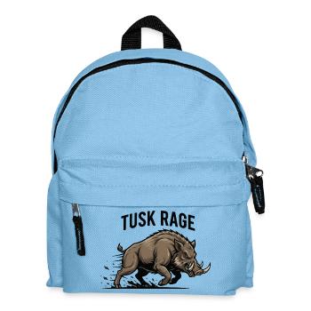 Tusk Rage Wildschweinstärke - Kinder Rucksack - Hellblau - Vorne