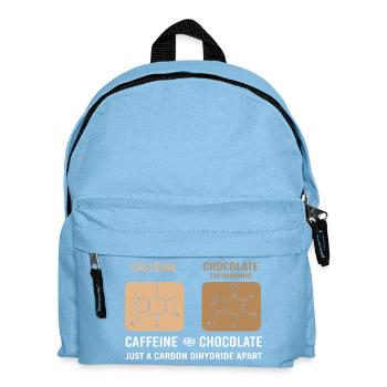 Chemie Wissenschaft Physik Labor Strukturformel - Kinder Rucksack - Hellblau - Vorne