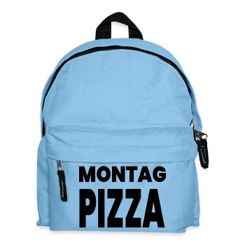 Pizza - Kids' Backpack - light blue - Front