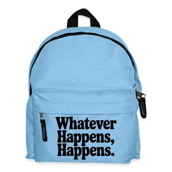Quoi qu’il arrive, ça arrive - Sac à dos Enfant - bleu clair - Devant