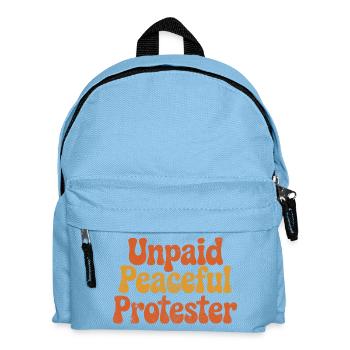 Unpaid Peaceful Protester - Kinder Rucksack - Hellblau - Vorne