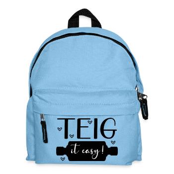 Rouleau de pâte à faire - Sac à dos Enfant - bleu clair - Devant