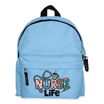 Nurse Life Gift Gift Idea - Kids' Backpack - light blue - Front