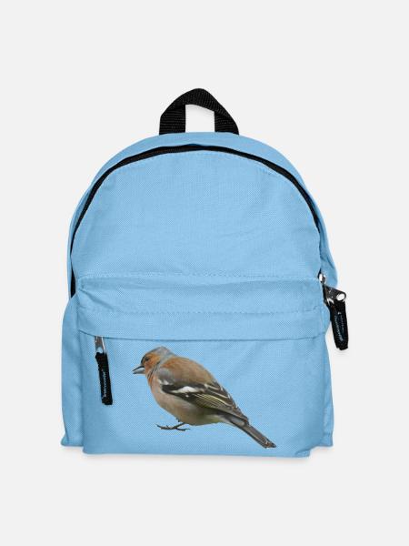 Chaffinch (side) - Kids' Backpack - light blue