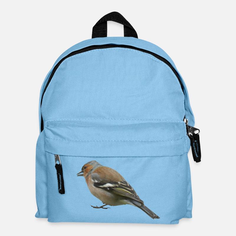 Chaffinch (side) - Kids' Backpack - light blue