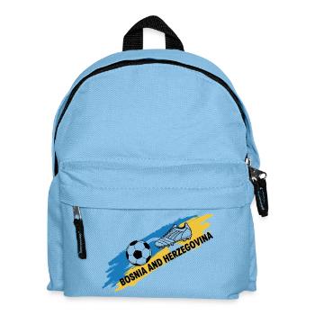Bosnia Football Jersey Supporter Bosnia Soccer Fo - Kids' Backpack - light blue - Front