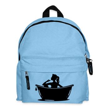 Badewanne Pflege - Kinder Rucksack - Hellblau - Vorne