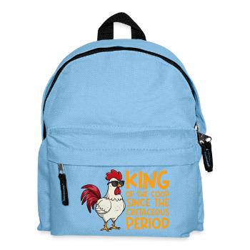 Élevage de coqs, volaille, poulet - Sac à dos Enfant - bleu clair - Devant