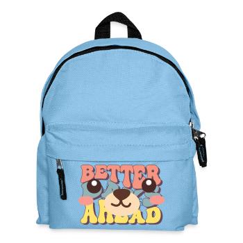 Better Forward bear motif - Kids' Backpack - light blue - Front