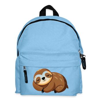 Paresseux endormi - Sac à dos Enfant - bleu clair - Devant
