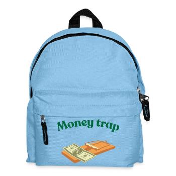 Geld - Kinder Rucksack - Hellblau - Vorne