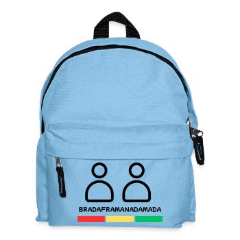 Bruder - Kinder Rucksack - Hellblau - Vorne