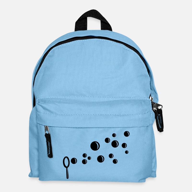 Seifenblasen - Kinder Rucksack - Hellblau
