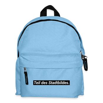 Teil des Stadtbildes - Kinder Rucksack - Hellblau - Vorne