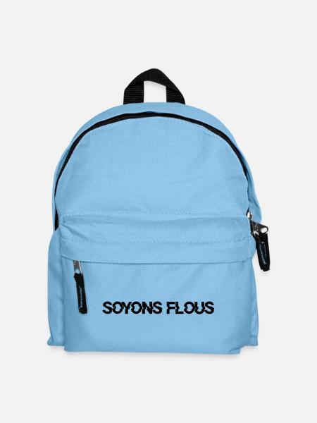 Soyons flous - Sac à dos Enfant - bleu clair