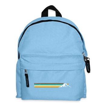 Mountain stripes - Kids' Backpack - light blue - Front