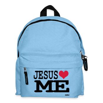 jesus loves me - Kids' Backpack - light blue - Front