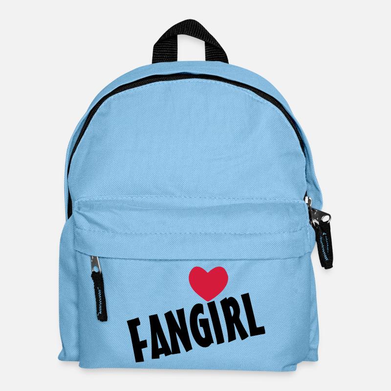 Fangirl Geschenk - Kinder Rucksack - Hellblau