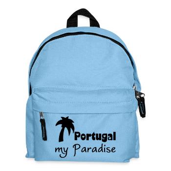Portugal Paradise Urlaub Geschenk - Kinder Rucksack - Hellblau - Vorne