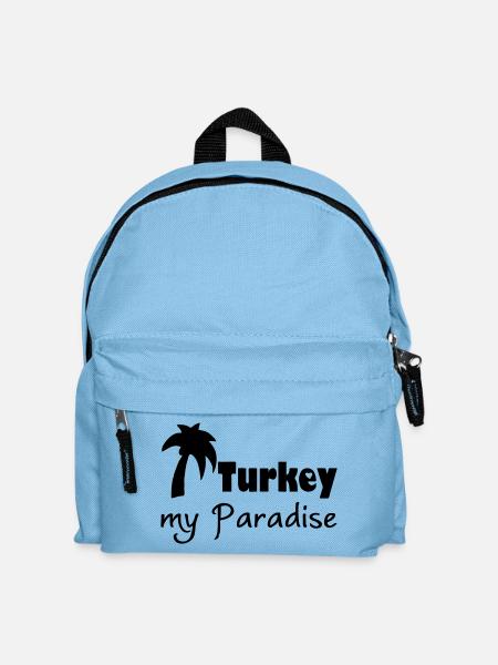 Turkey Paradise Türkei Urlaub Geschenk - Kinder Rucksack - Hellblau