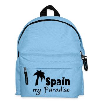 Spain Paradise Spanien Urlaub Reise Geschenk - Kinder Rucksack - Hellblau - Vorne