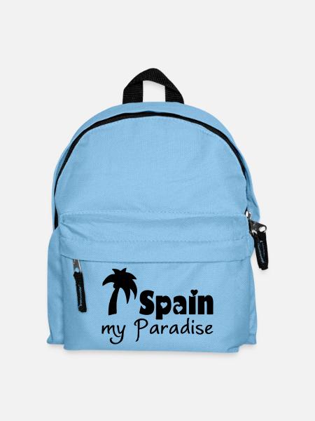 Spain Paradise Spanien Urlaub Reise Geschenk - Kinder Rucksack - Hellblau