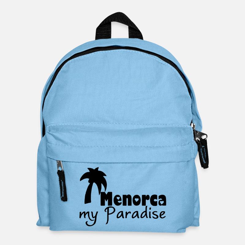 Menorca Paradise Urlaub Geschenk - Kinder Rucksack - Hellblau