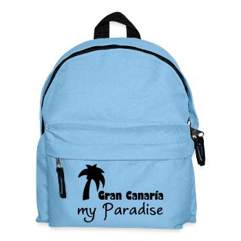 Gran Canaria Paradise Urlaub Geschenk - Kinder Rucksack - Hellblau - Vorne