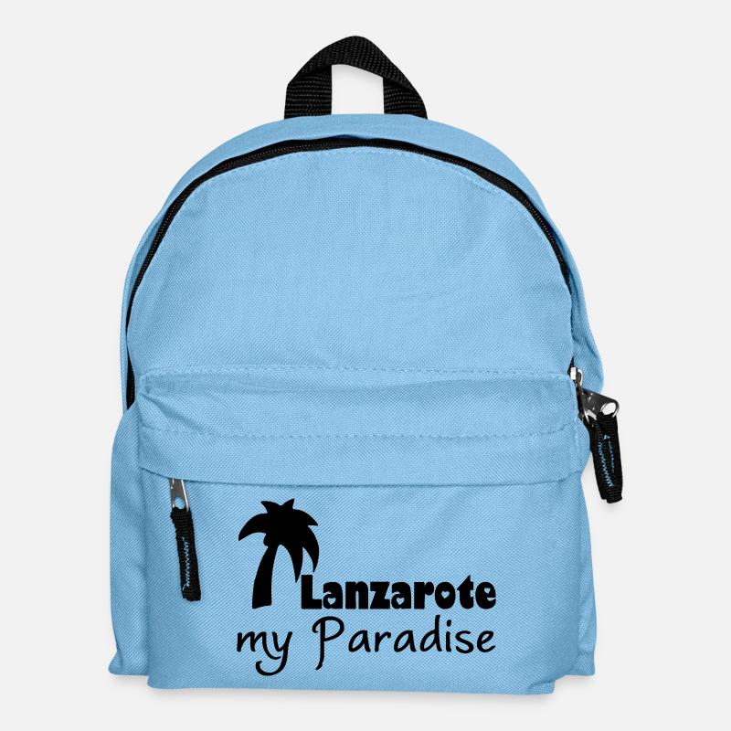 Lanzarote Paradise Urlaub Geschenk - Kinder Rucksack - Hellblau