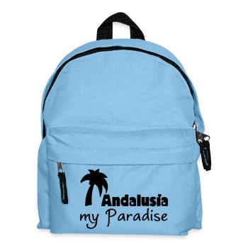 Andalusia Paradise Andalusien Urlaub Geschenk - Kinder Rucksack - Hellblau - Vorne