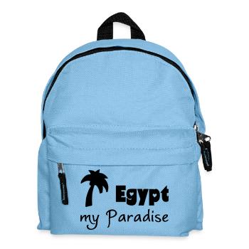 Egypt Paradise Geschenk Ägypten Urlaub - Kinder Rucksack - Hellblau - Vorne