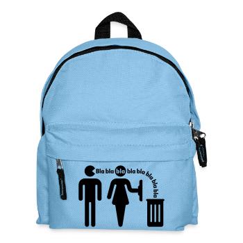 Bla bla bla (m / petit) - Sac à dos Enfant - bleu clair - Devant