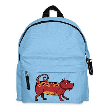 Böser Hund - Kinder Rucksack - Hellblau - Vorne